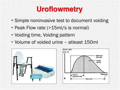 Uroflow Test and Post Void Residual .